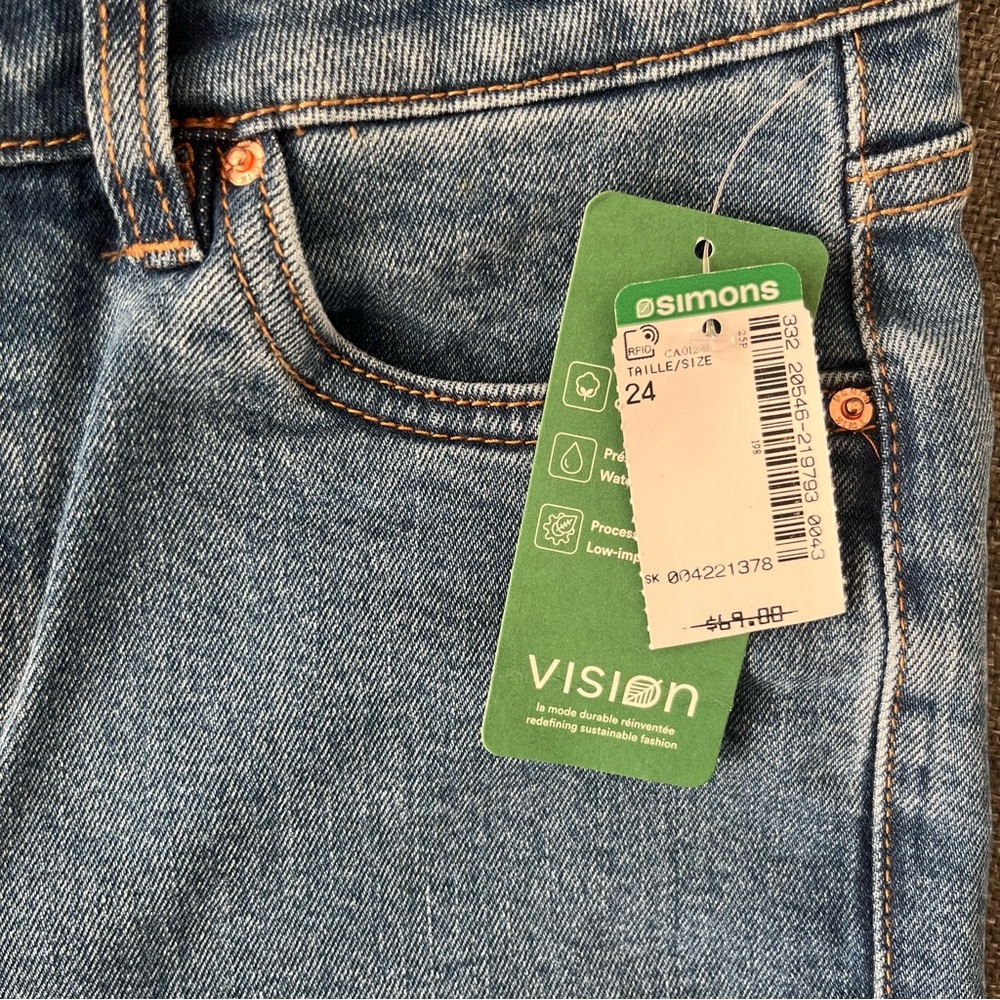 Pop Narrow Fit Medium Wash Jeans New With Tag - Picture 6 of 13